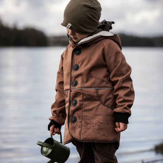 Winter softshell jacket sledging friends
"Toboggan"