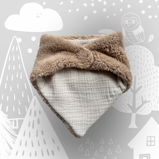 Écharpe magnétique en peluche « Peau de mouton »