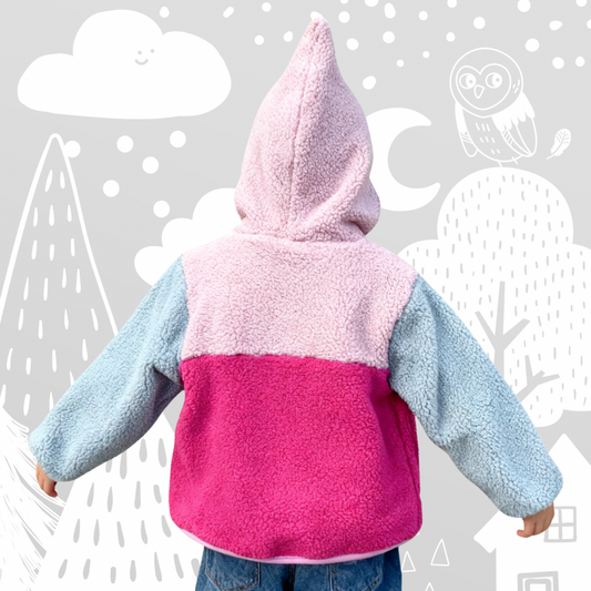 Teddyjacke “CANDY” für Kinder mit Magnetknöpfen !Vorbestellung!