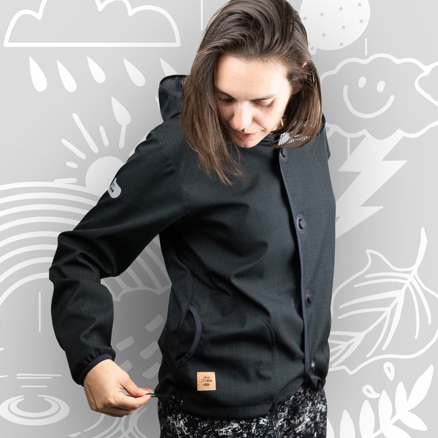 Erwachsene-Wetterhelden Jacke