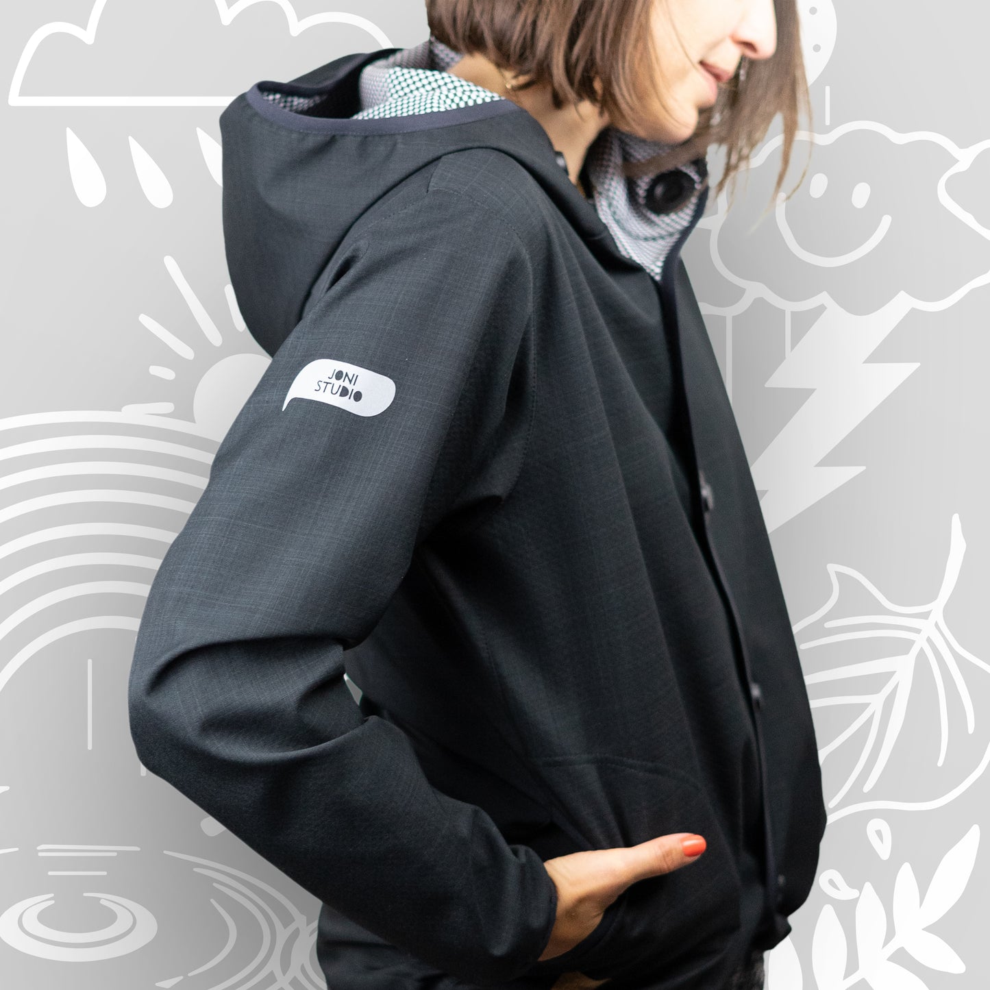 Erwachsene-Wetterhelden Jacke
