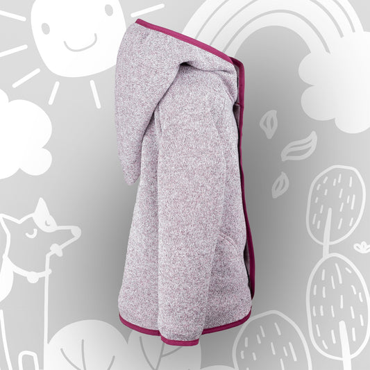 Knitted fleece jacket “Morgentau”