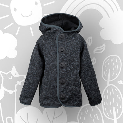 Strickfleecejacke „Nachthimmel“