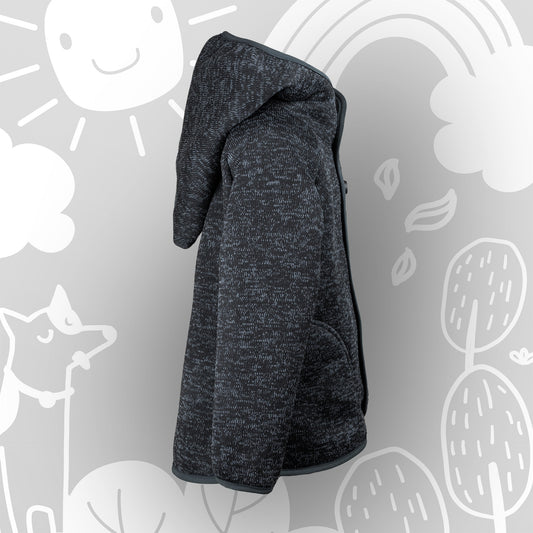 Knitted fleece jacket “Night Sky”