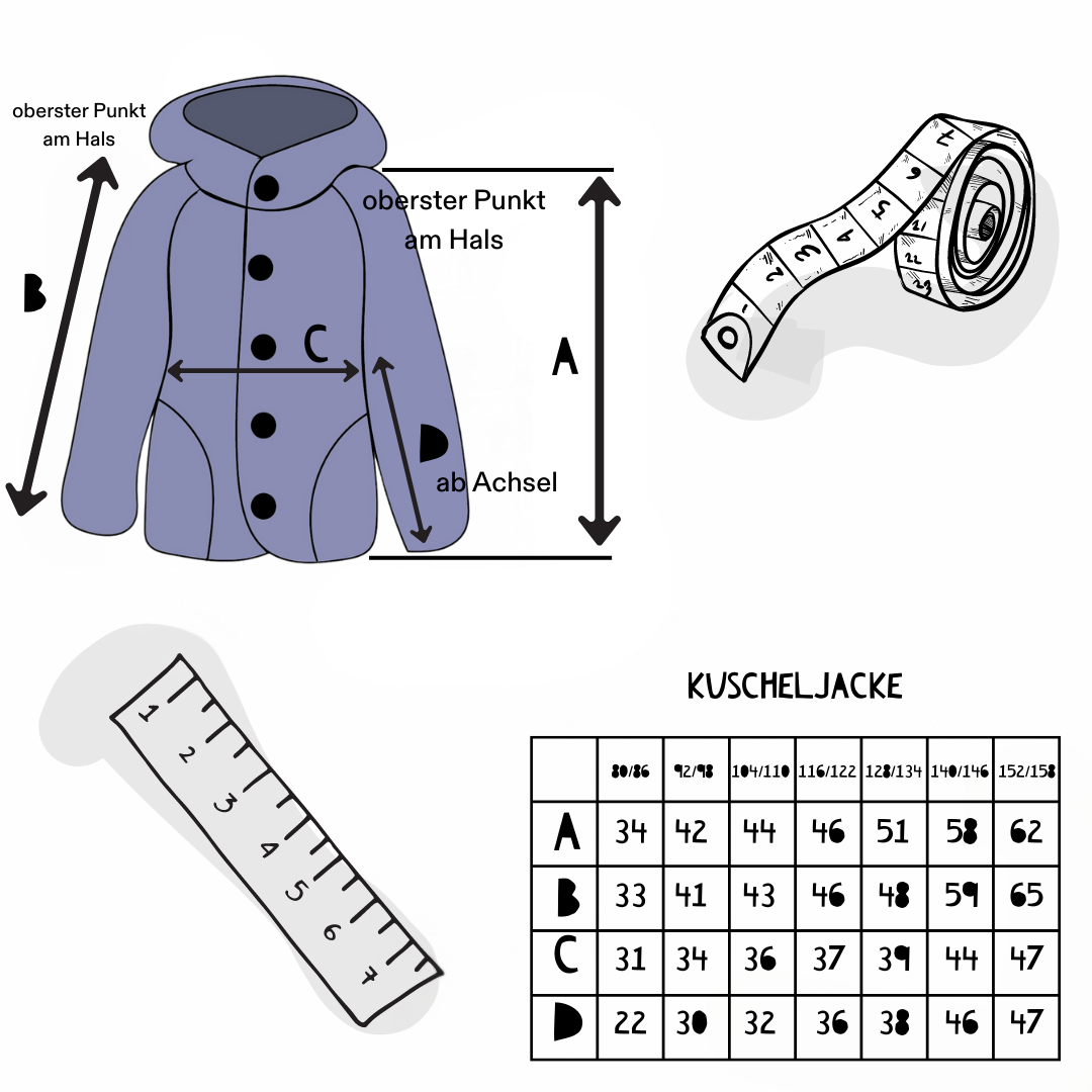 Cuddly jacket "Cotton Candy"