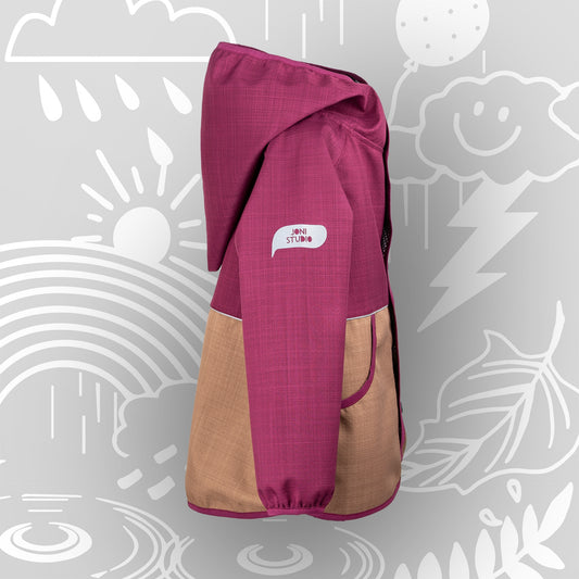 Children's weather jacket Wetterhelden "Desert Wind" | breathable softshell transitional jacket