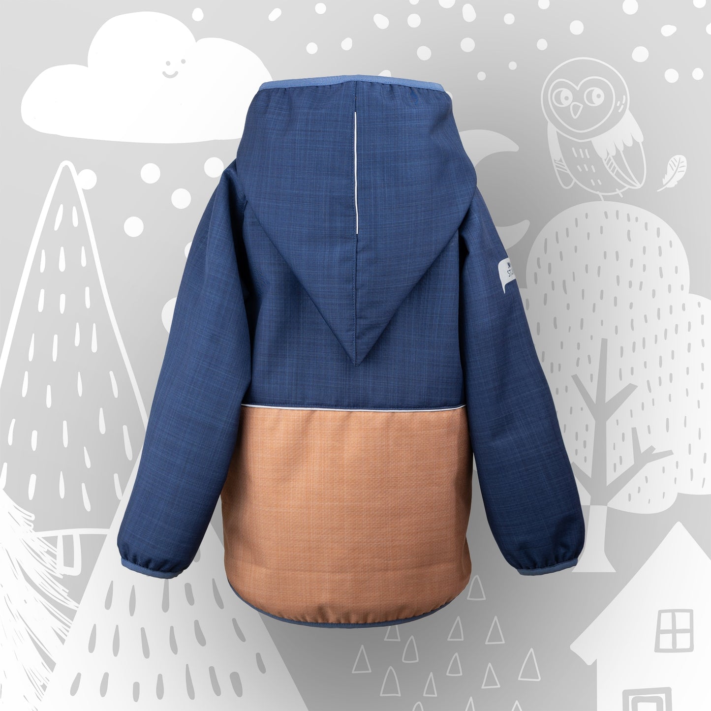 Kinder Winterjacke Schlittenfreunde | Wintersoftshell ›Pflaume
