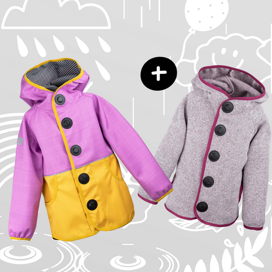 Set aus magnetischen Kinderjacken von Joni Studio