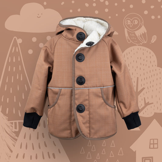 Winter softshell jacket sledging friends
"Toboggan"