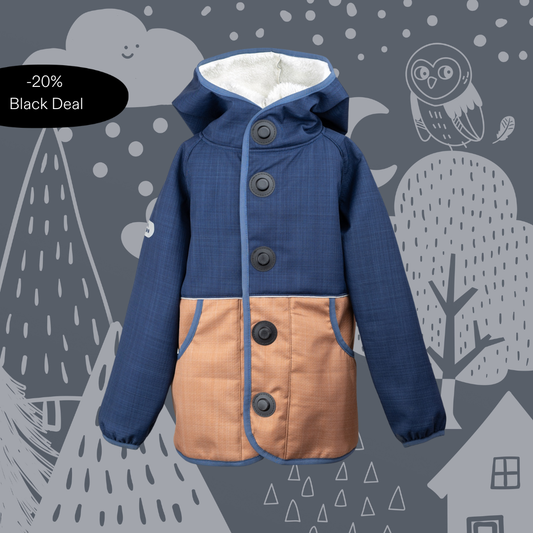 Kinder Winterjacke Winterhelden | Wintersoftshell ›Pflaume