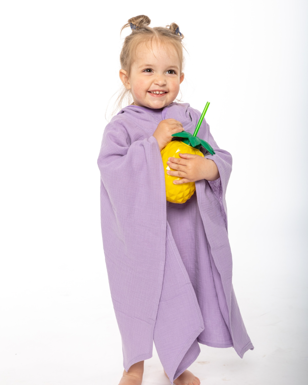 Musselin Poncho "Lila"