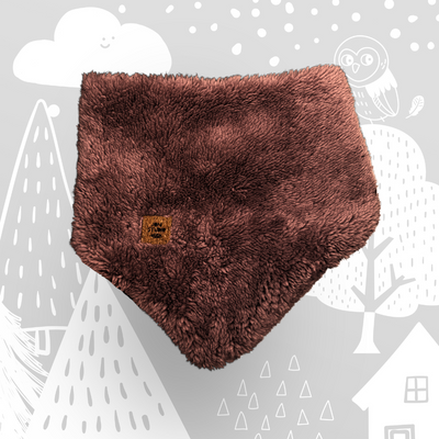 Magnetic cuddly scarf “Brown Bear”