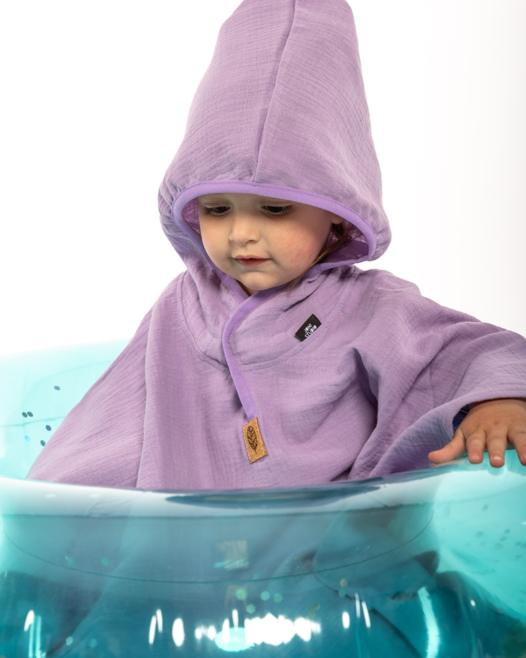 Musselin Poncho "Lila"