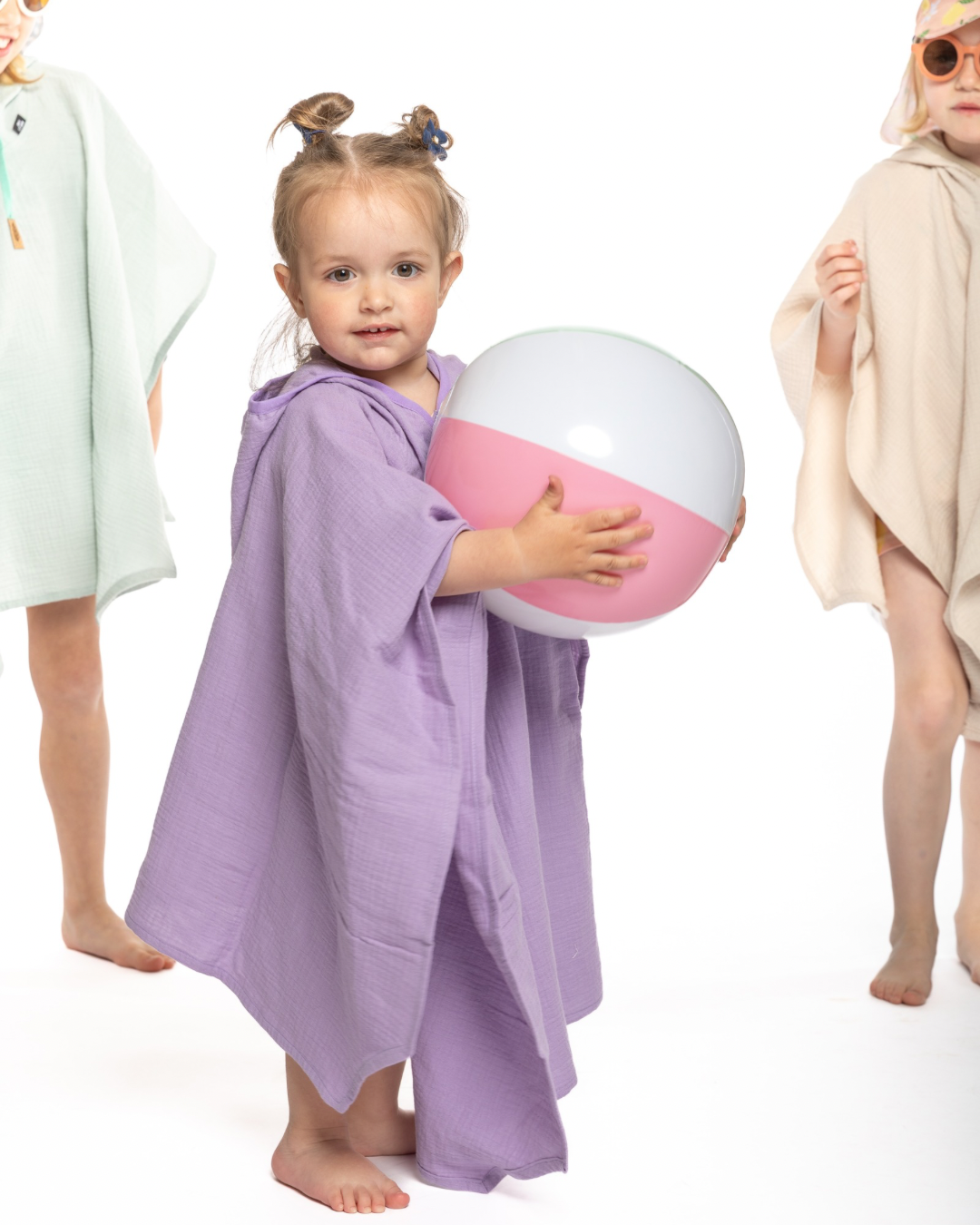 Musselin Poncho "Lila"