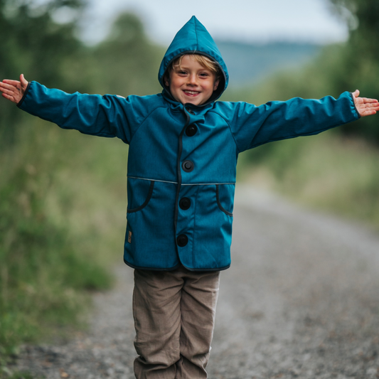 Softshelljacke 3.0, Mountain Lake Blue-BLACK FOREST EDITION