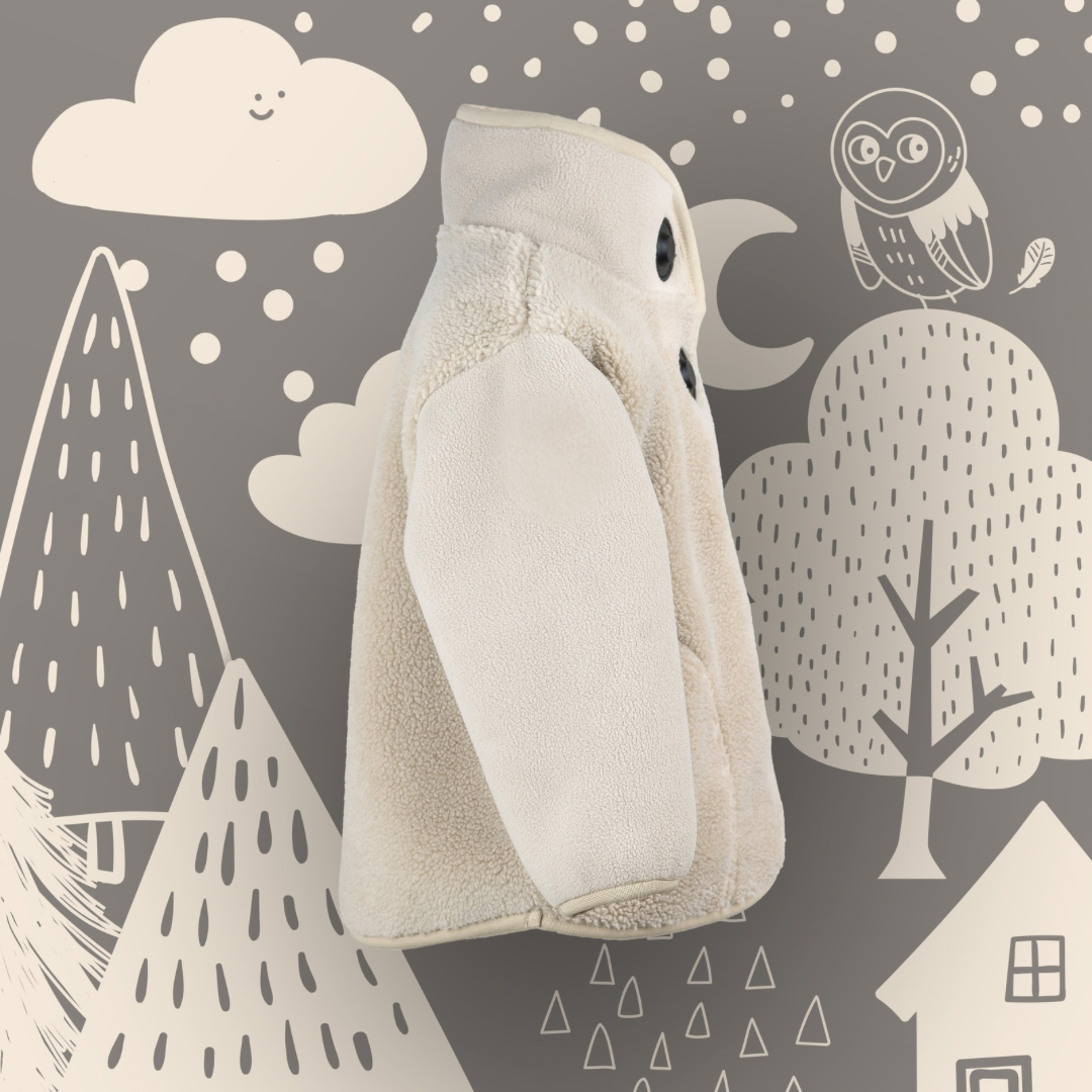 Teddyjacke Kinder „Creme“