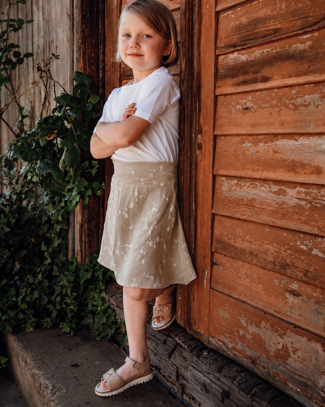 Montessori Rock mit integrierter Shorts