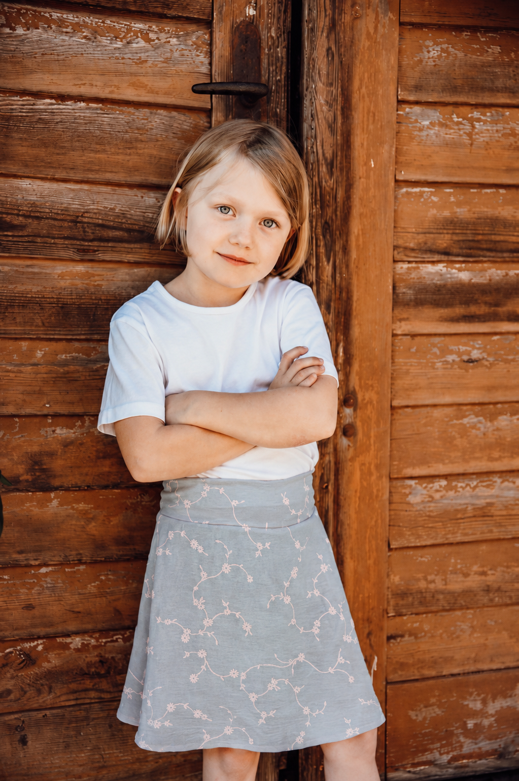 Montessori Rock mit integrierter Shorts
