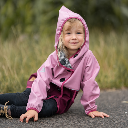 Wetterhelden Jacke „Himbeere“