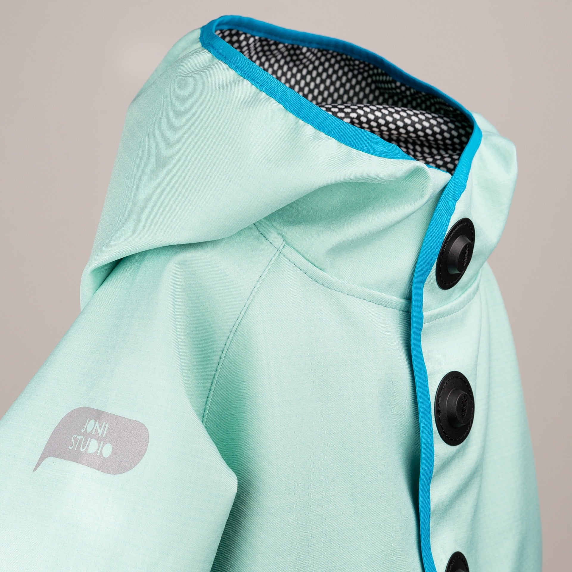 Magnetische Wetterhelden Kinderjacke „Gletscher“ – Kapuze im Detail