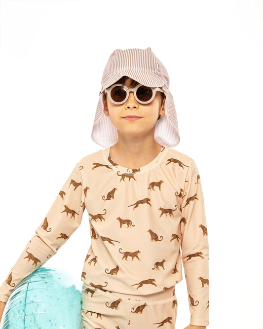 UV-Langarmshirt Leopard