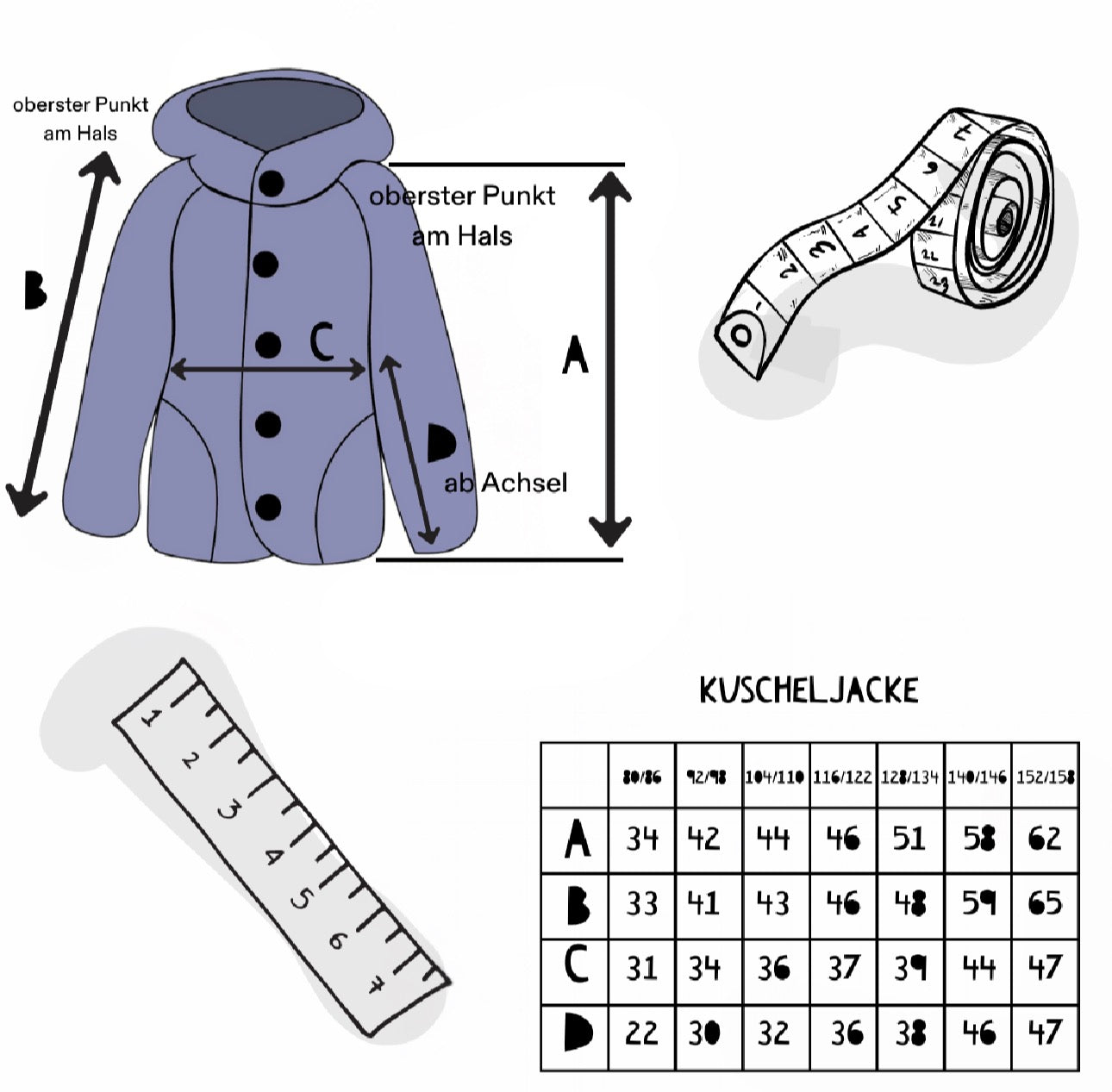 Kuscheljacke „Blaubär“