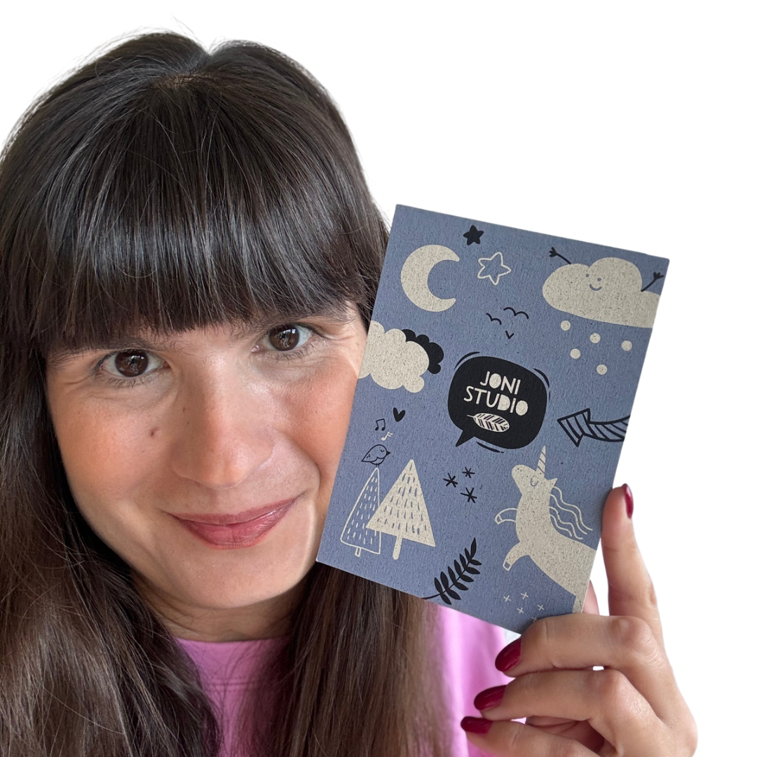 Carte postale JONI STUDIO Bleu