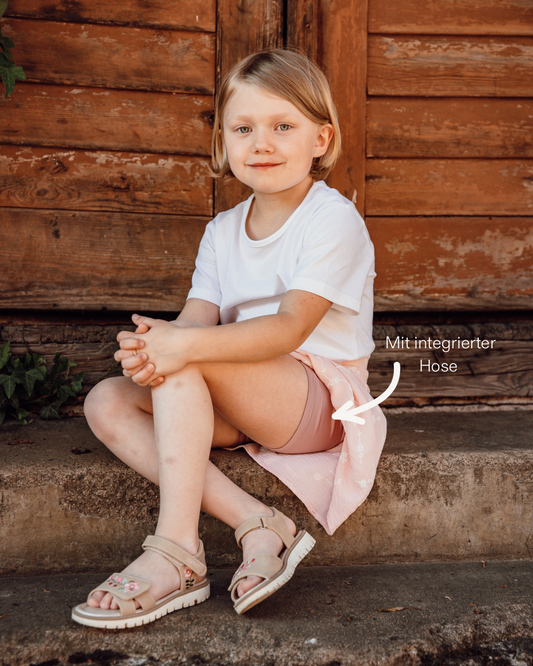 Montessori Rock mit integrierter Shorts
