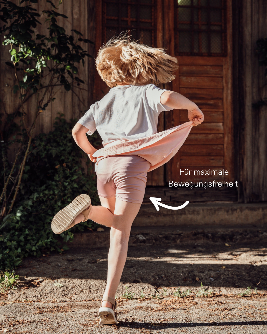 Montessori Rock mit integrierter Shorts
