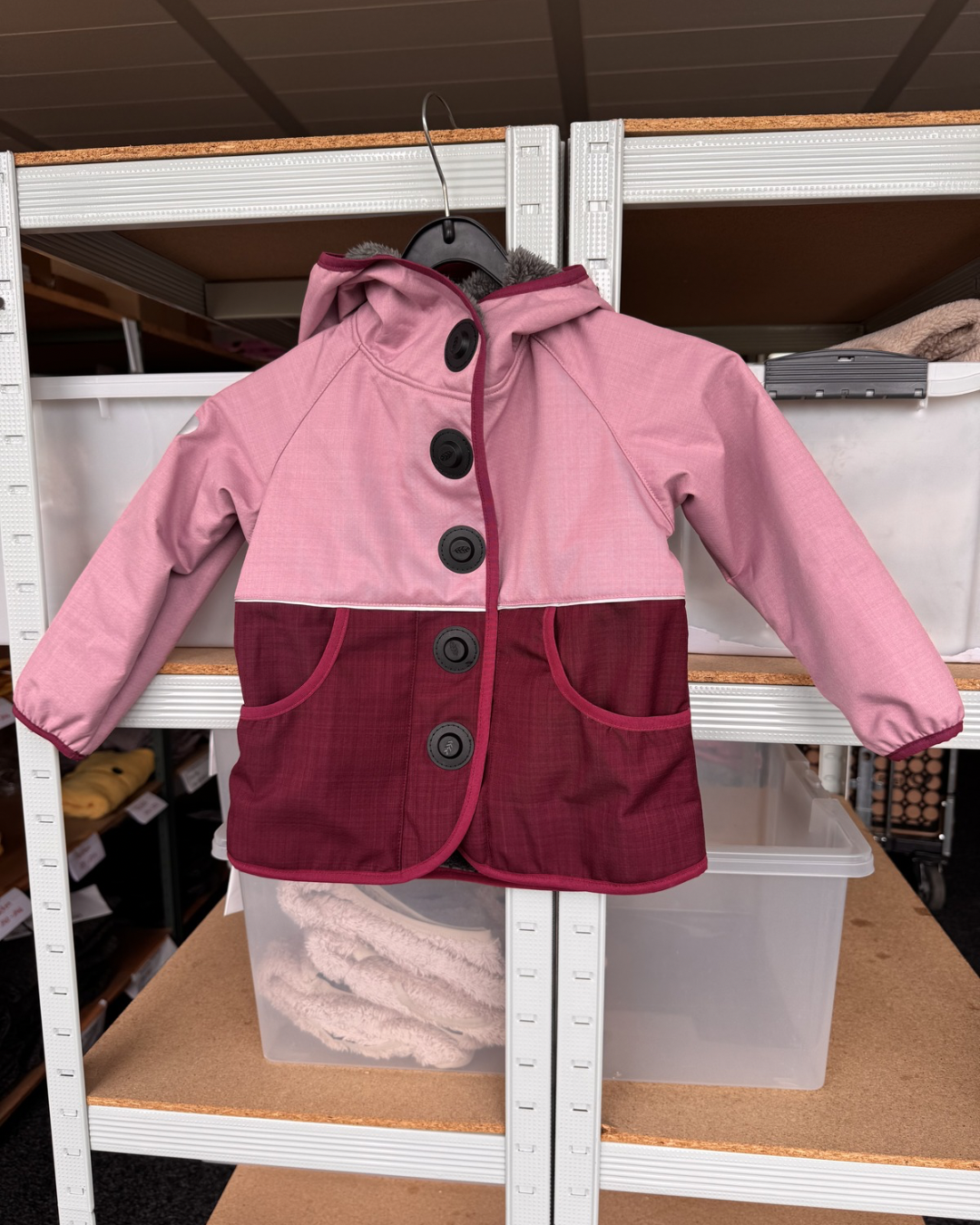 Veste d'hiver enfant Winter Heroes | Softshell d'hiver ›Framboise