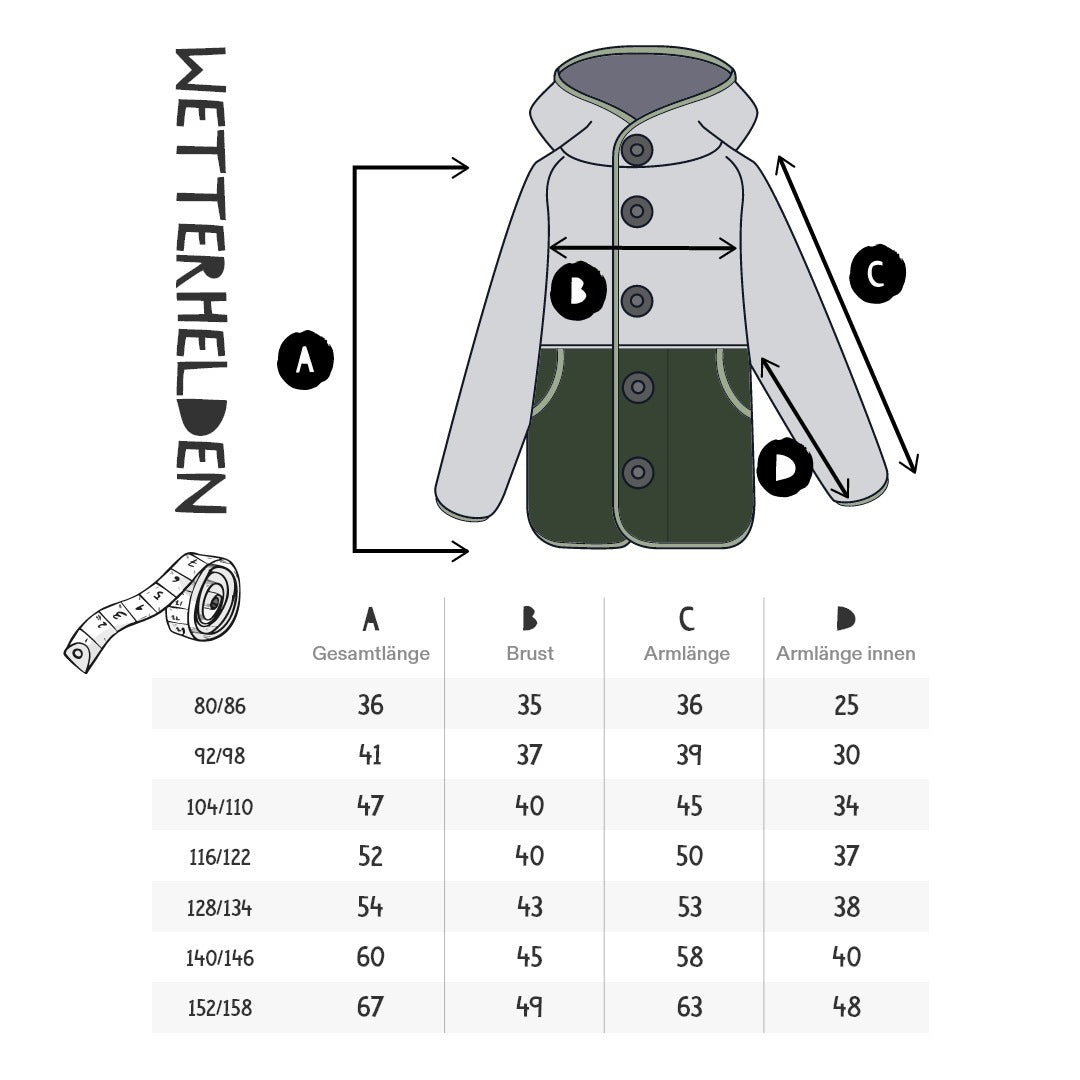 Kinder Wetterjacke Wetterhelden „Wiesenwind“