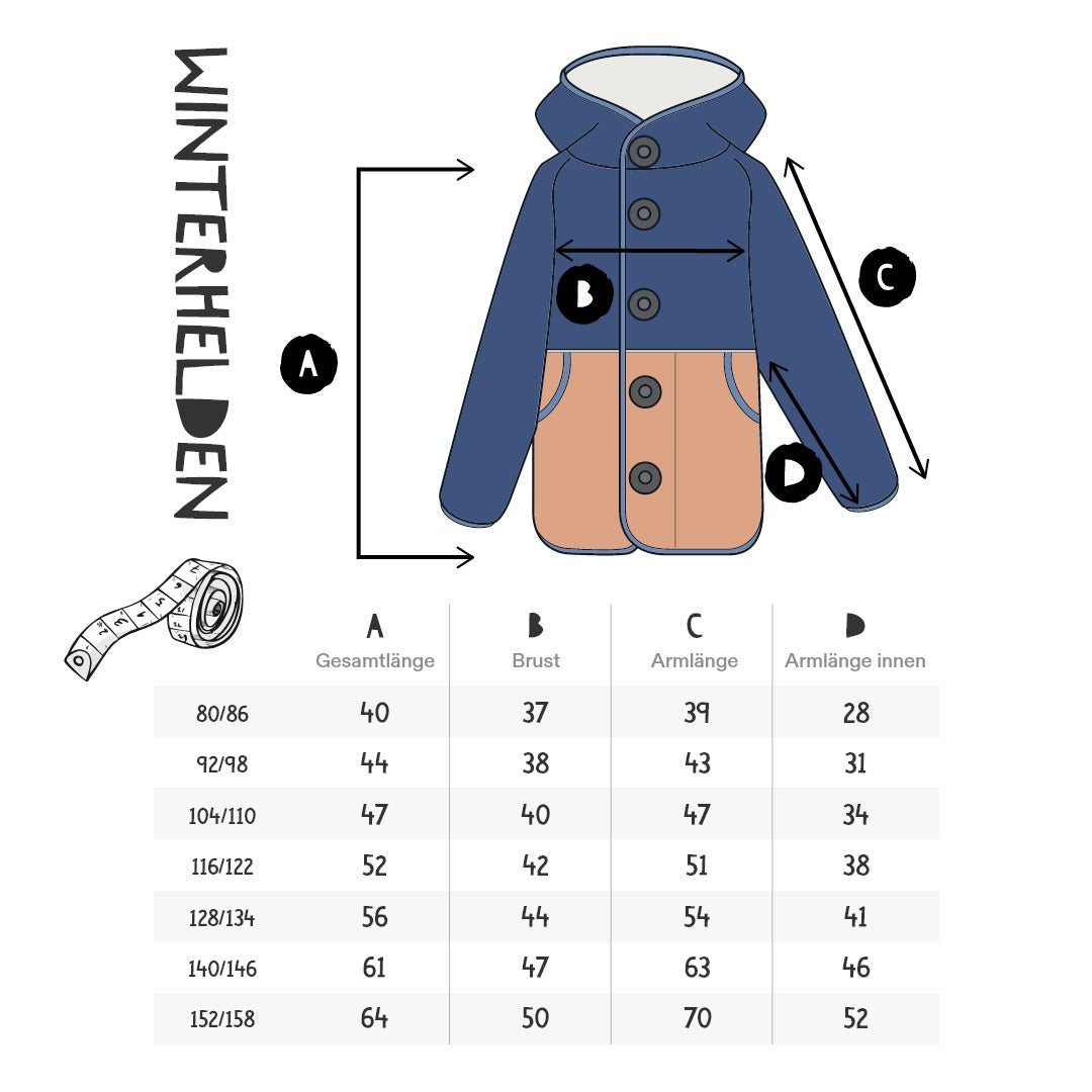 Children's winter jacket "Sledging Friends" | Winter softshell ›Plum
