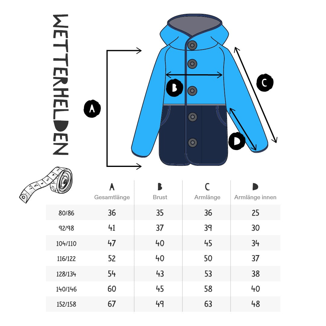Kinder Wetterjacke Wetterhelden „Brise“