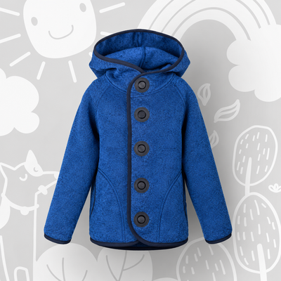 Strickfleecejacke „Ozean“
