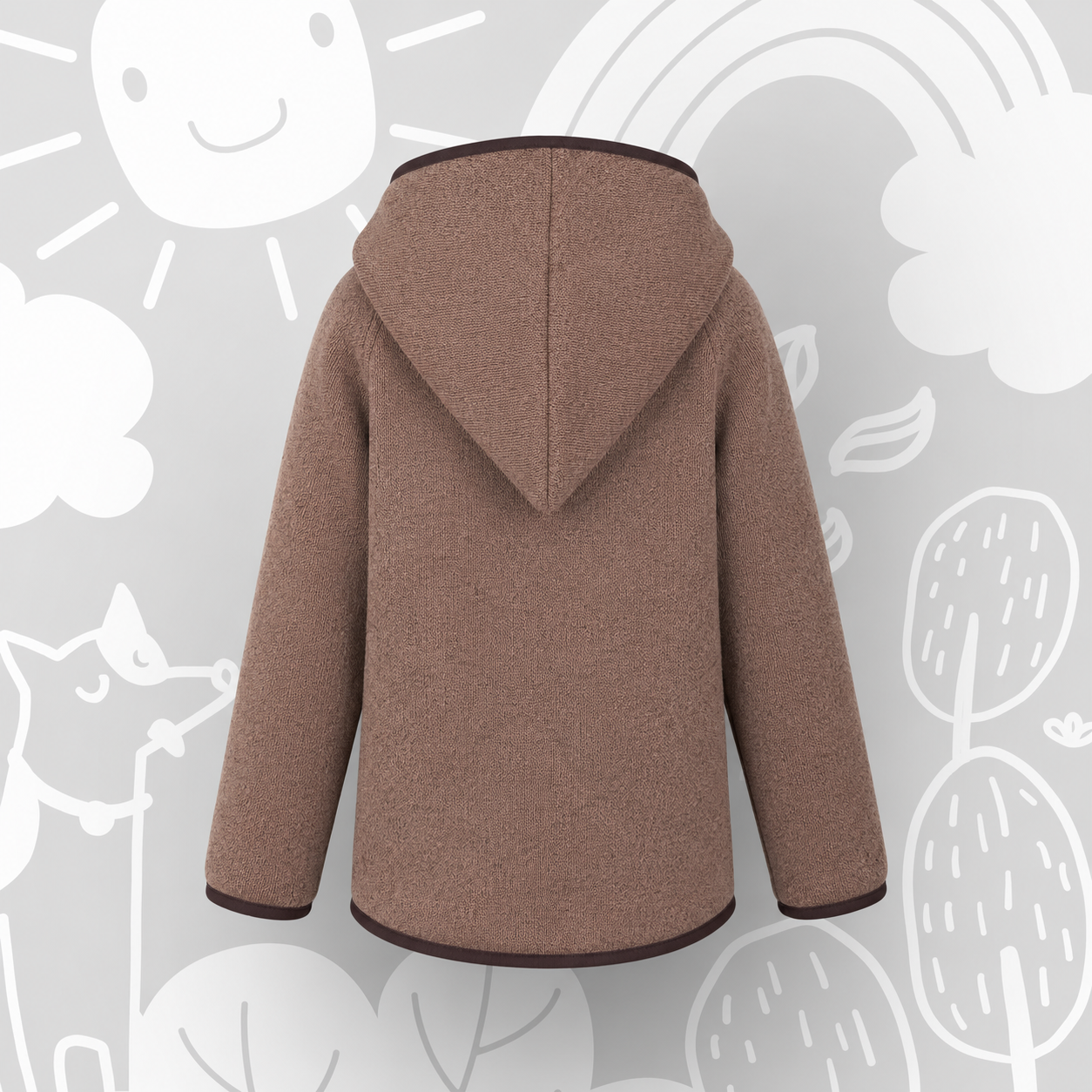 Strickfleecejacke „Haselnuss“