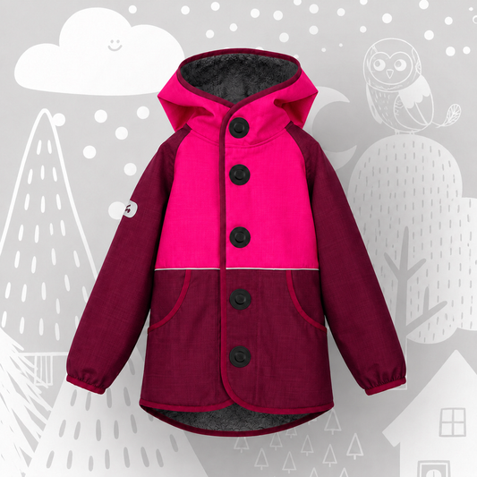Kinder Winterjacke Winterhelden "Beerenzauber"