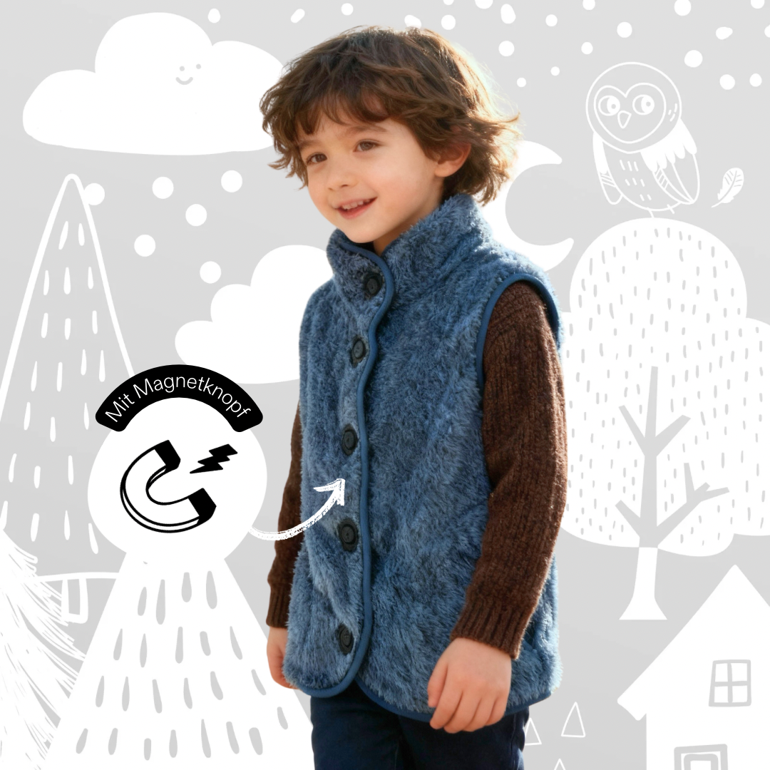 Kuschelweste "Blaubär"