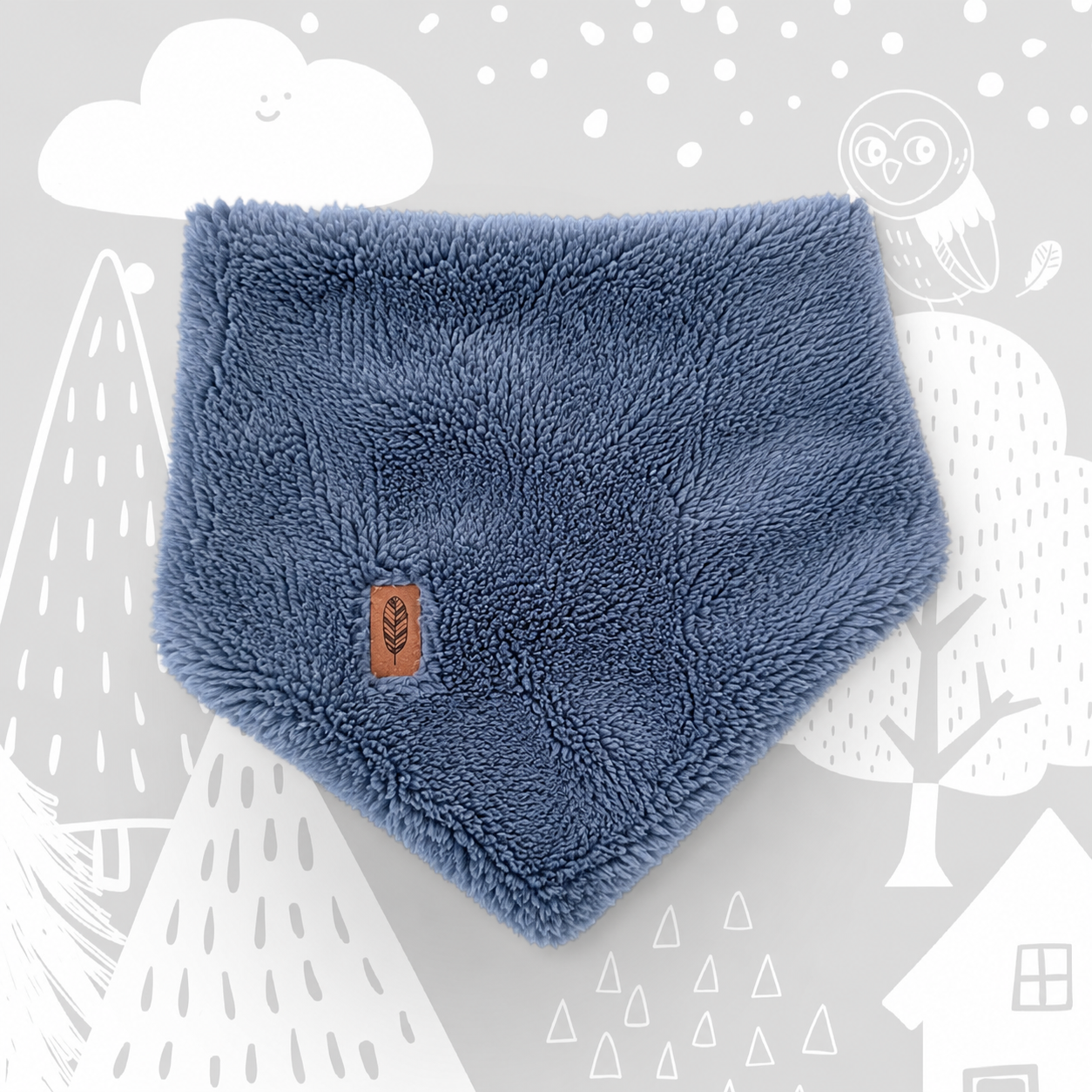 Magnetisches Kuschelhalstuch „Blaubär“