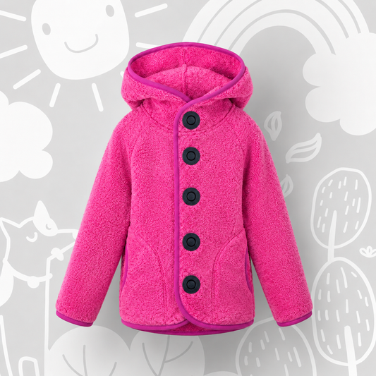 Kuscheljacke „Pink Panda“