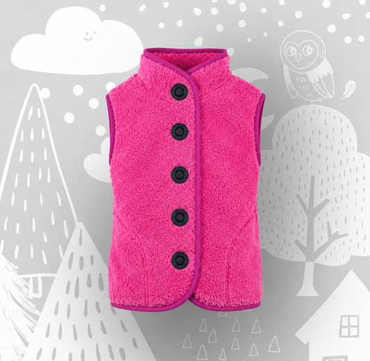 Kuschelweste „Pink Panda“