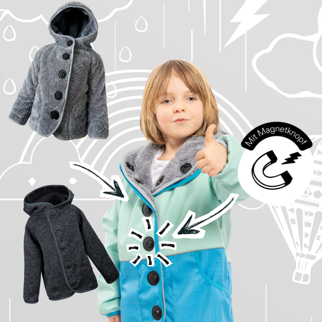 Kuscheljacke „Silberfuchs“