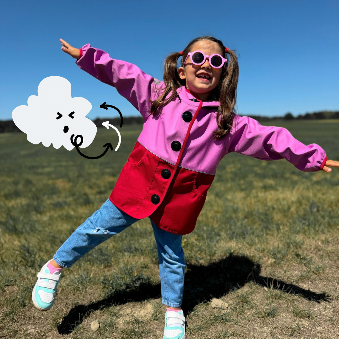 Kinder Wetterjacke Wetterhelden „Rose“