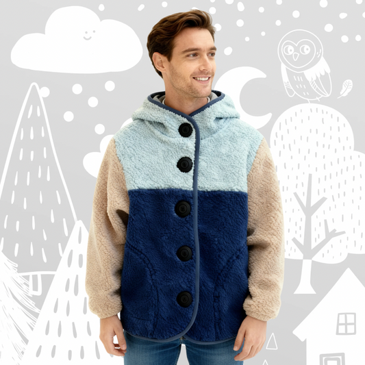 Teddyjacke “WAVE” für Erwachsene mit Magnetknöpfen !Vorbestellung!