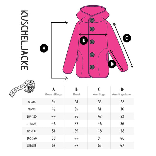 Kuscheljacke „Pink Panda“