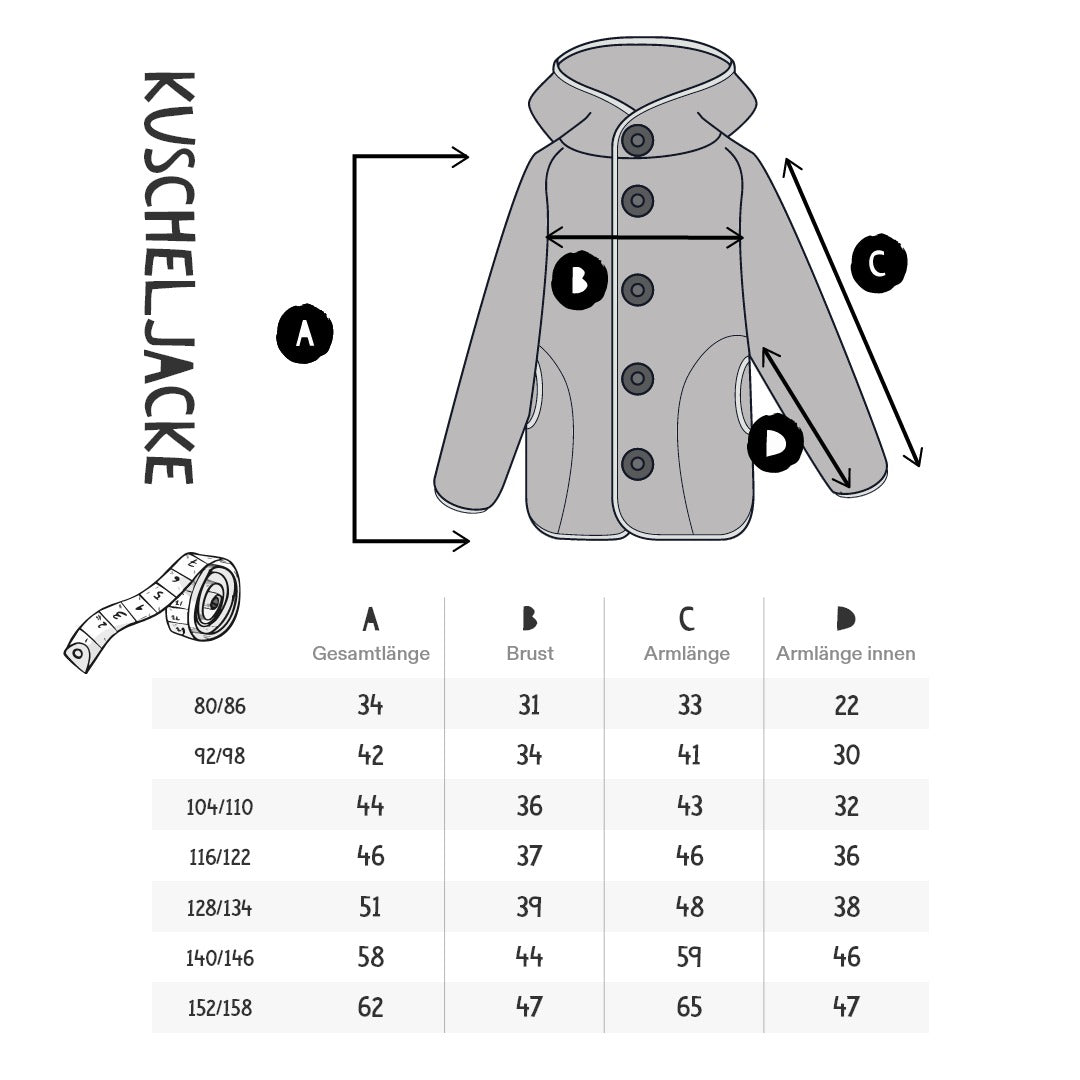 Kuscheljacke „Silberfuchs“
