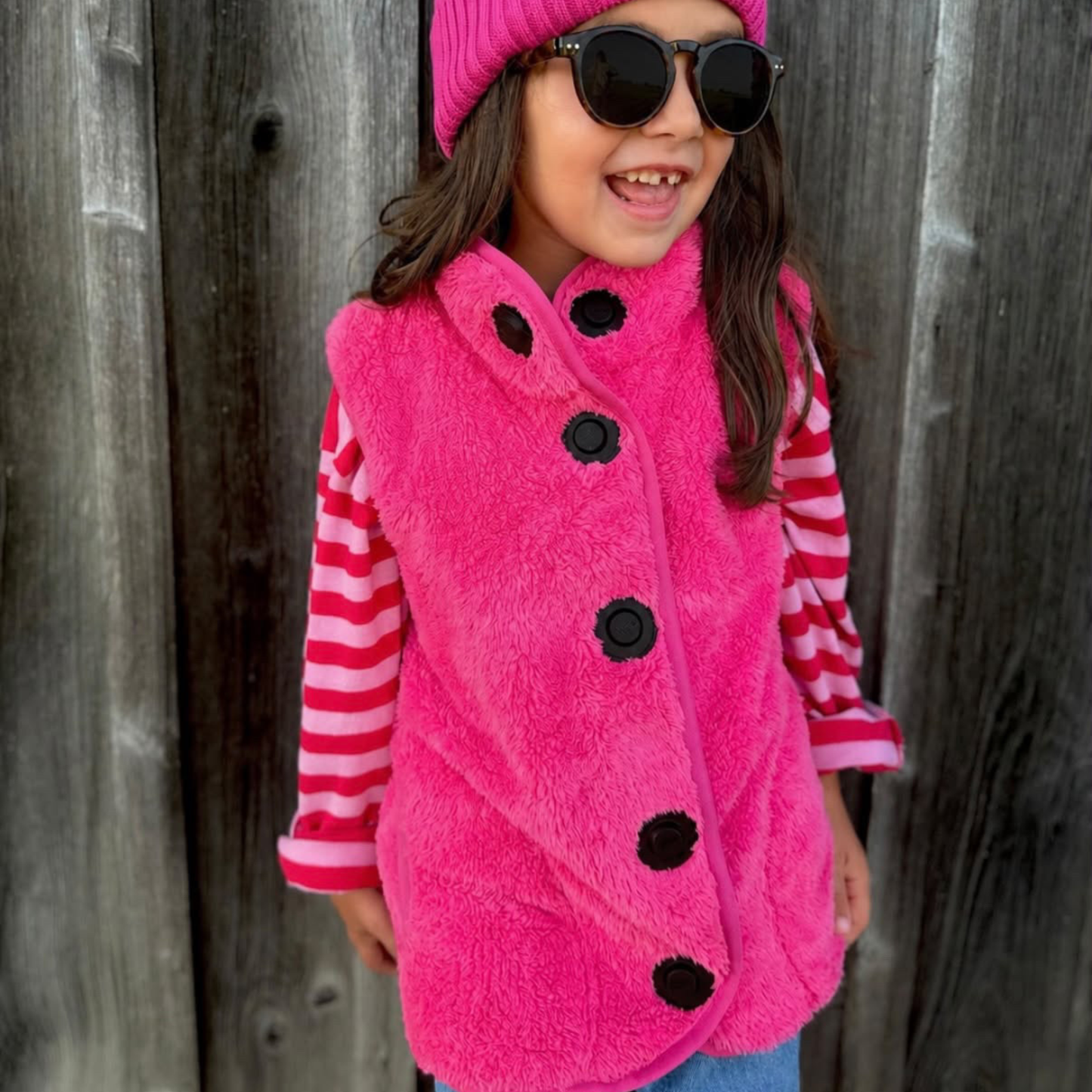 Kuschelweste „Pink Panda“