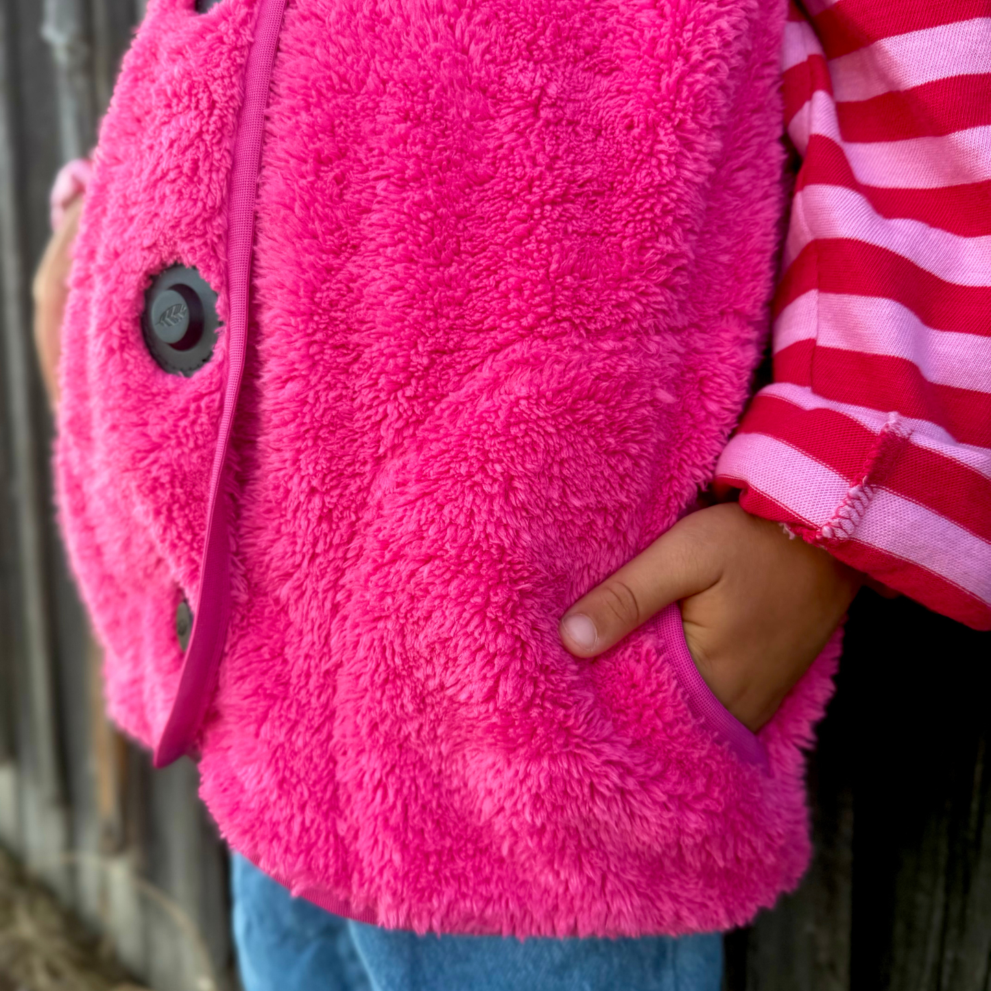 Kuschelweste „Pink Panda“
