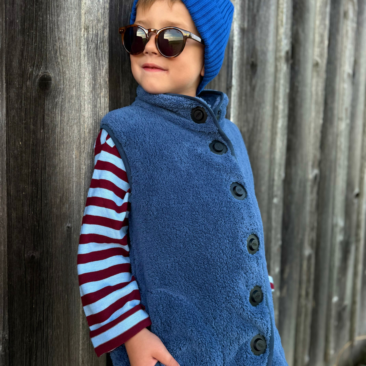 Kuschelweste "Blaubär"