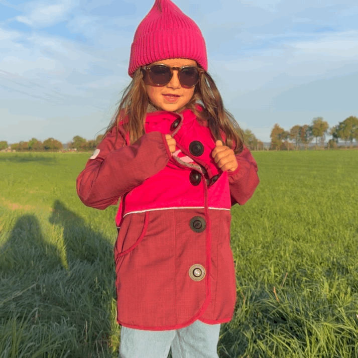 Kinder Winterjacke Winterhelden "Beerenzauber"