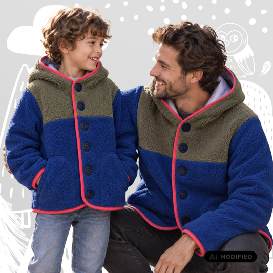Teddyjacke “COVE” für Erwachsene mit Magnetknöpfen !Vorbestellung!